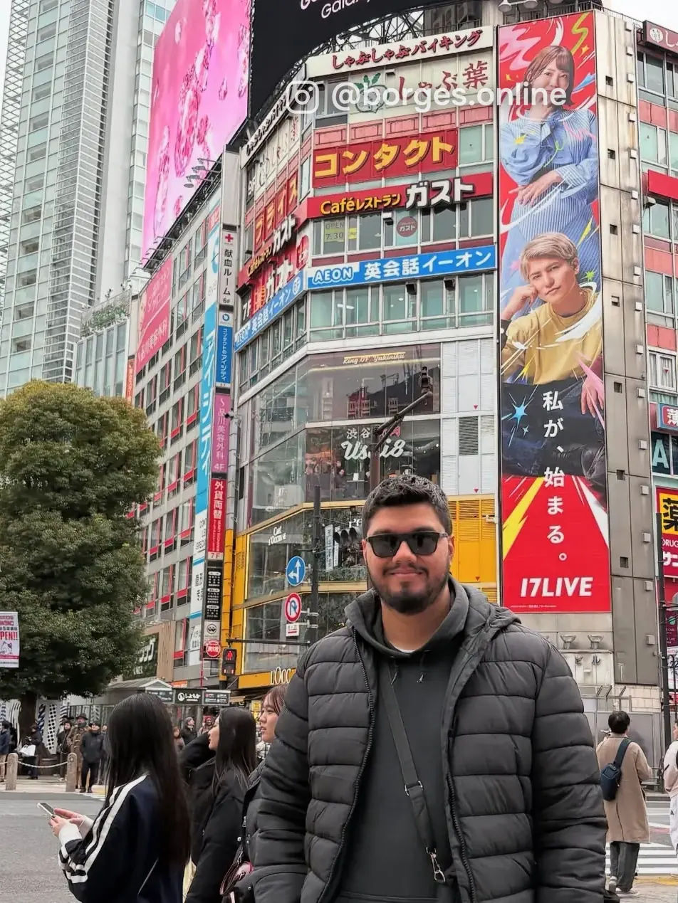 Jeferson em Tóquio, no Japão